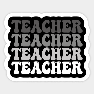 Teacher School Art Math Band Science English Educators Sticker